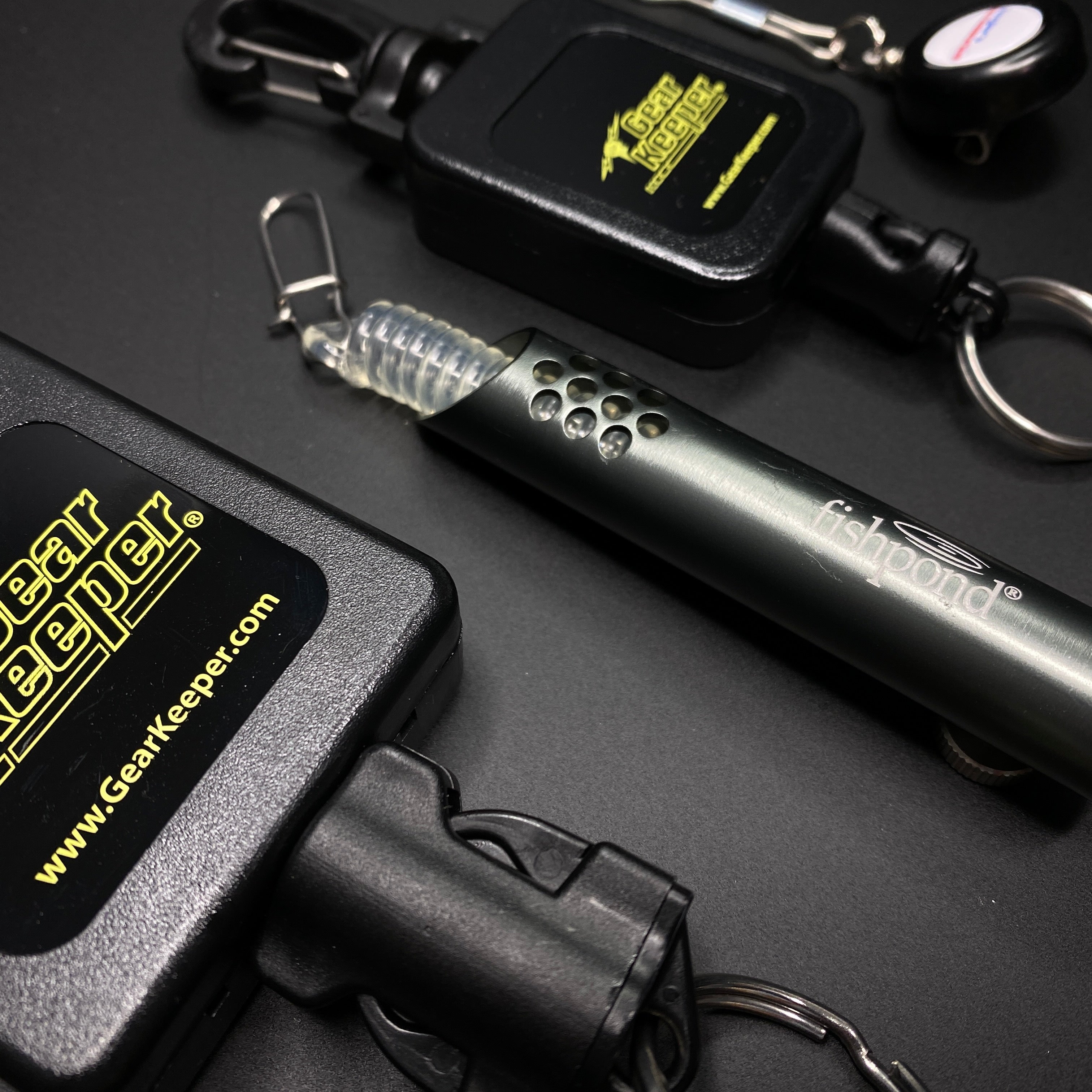 best fly fishing net retractor Gear Keeper Aluminum Premium aluminum version of our classic net retractor machined aluminum anodized housing with attractive scallop desing Fishing Boomerang Tool Company Retractable