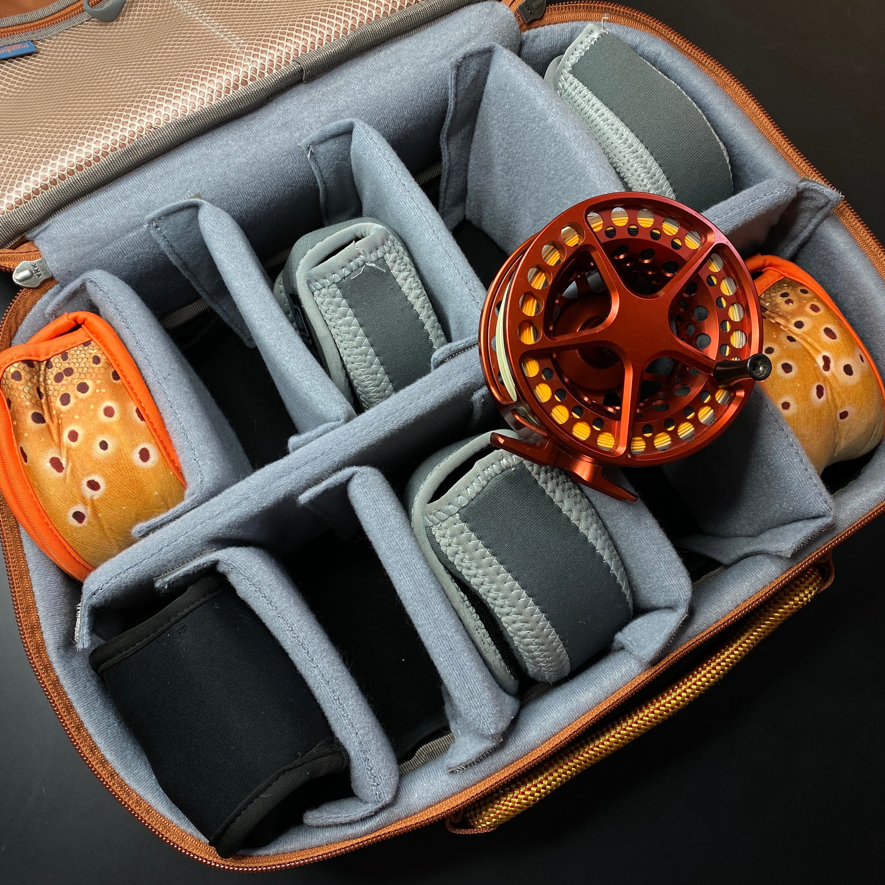 fish reel storage container Plano ProLatch Line Spool Box The KastKing Fishing Reel Case is distinguished by its adjustable shockproof dividers Ripple Reel Case | Fly