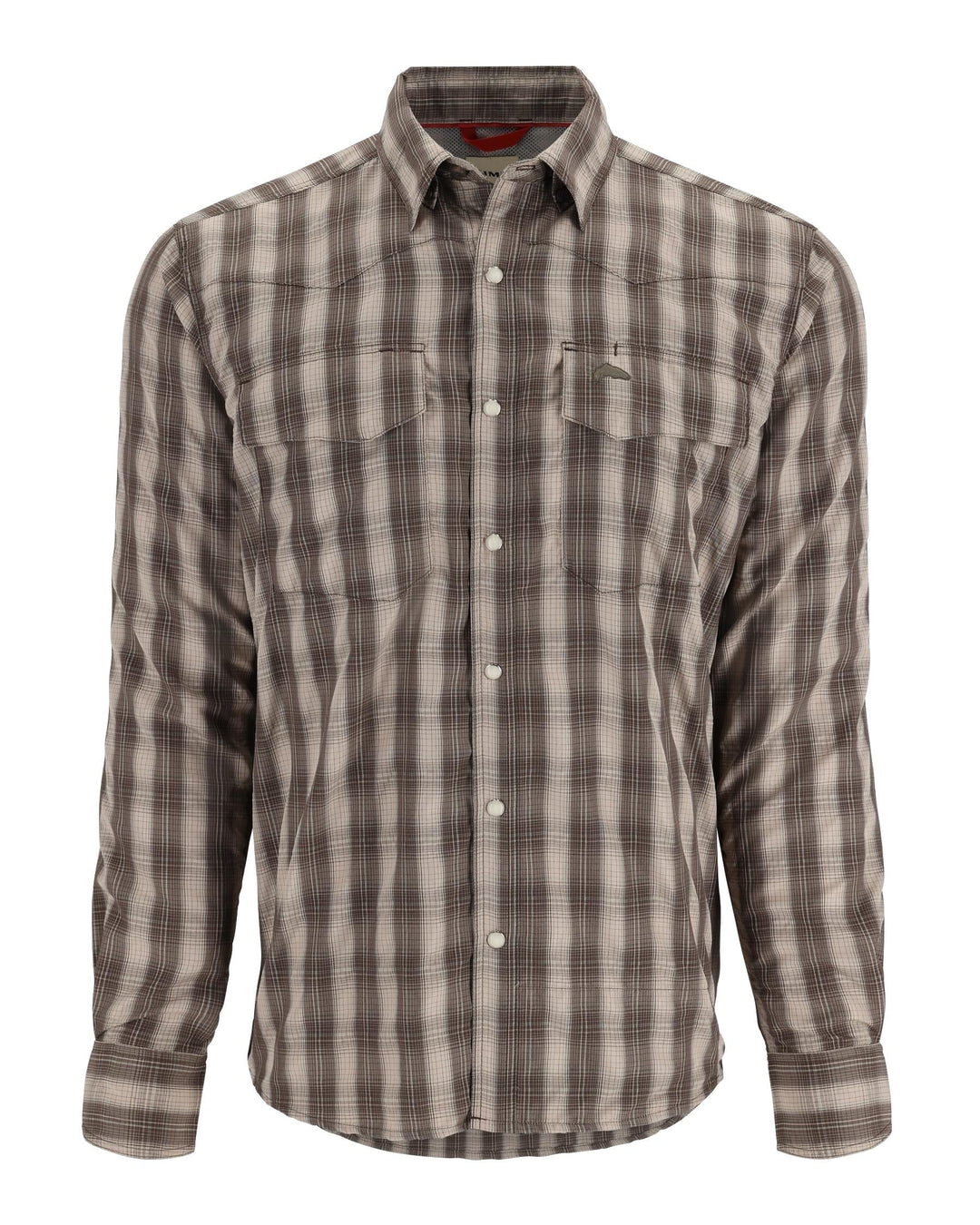 Simms - M's Big Sky Fishing Shirt - Hickory Plaid