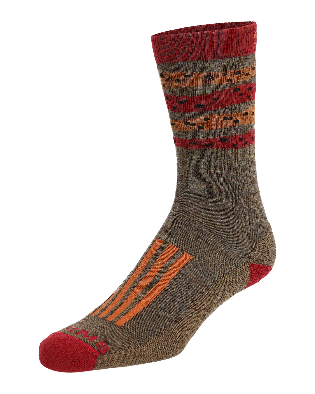 Simms - M's Daily Sock - Cutty Red