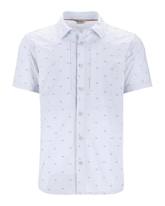 Simms Men's Stone Cold SS Shirt - Fishtail Bimini Blue