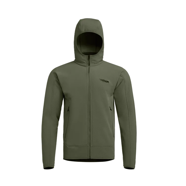 Sitka - Alpha Fleece Hooded Jacket - Olive Green