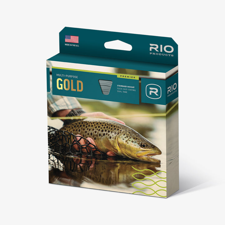 Rio Premier Gold - Moss/Gold - Slick Cast Fly Line