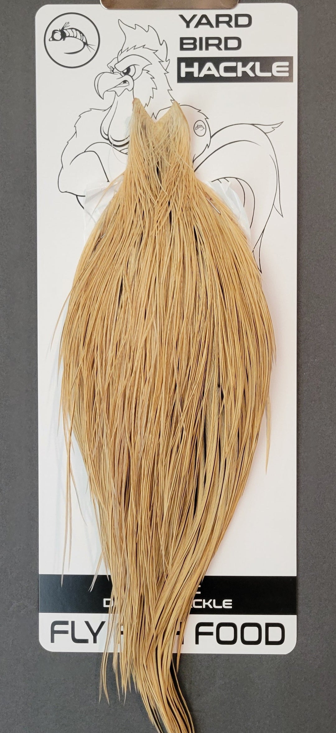 Flash Sale Hackle 148 - Yard Bird Cape - Light Ginger (sizes 8-22)