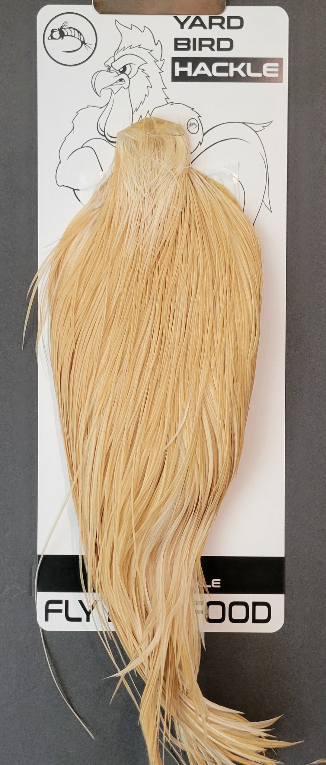Flash Sale Hackle 165 - Yard Bird Cape - Light Ginger (sizes 8-22)