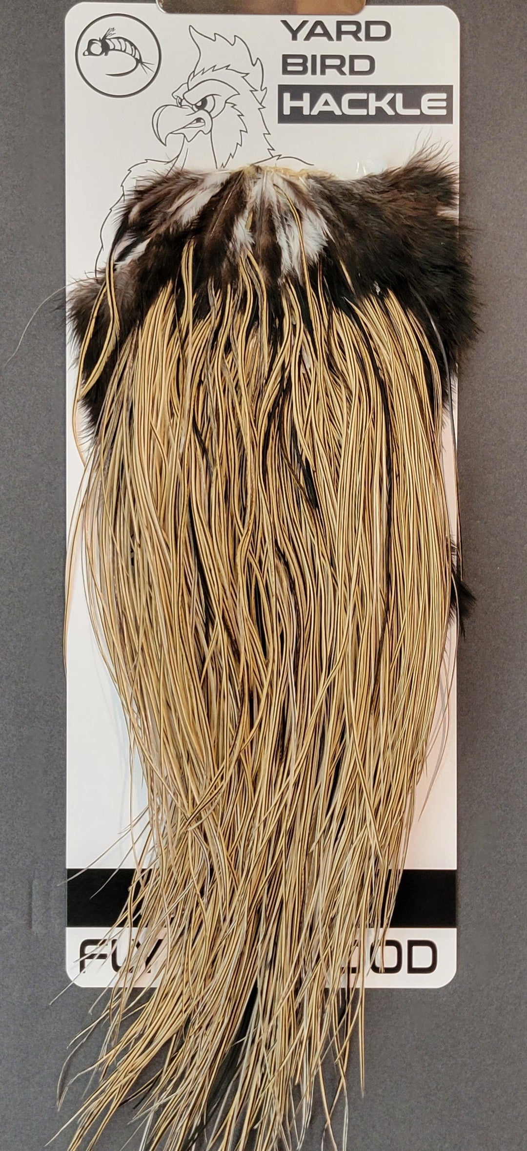 Flash Sale Hackle 199 - Yard Bird Saddle - Golden Badger (size 20-22)