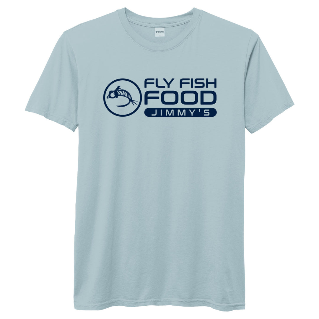 Fly Fish Food Jimmy's Logo Tee - Blue Fog