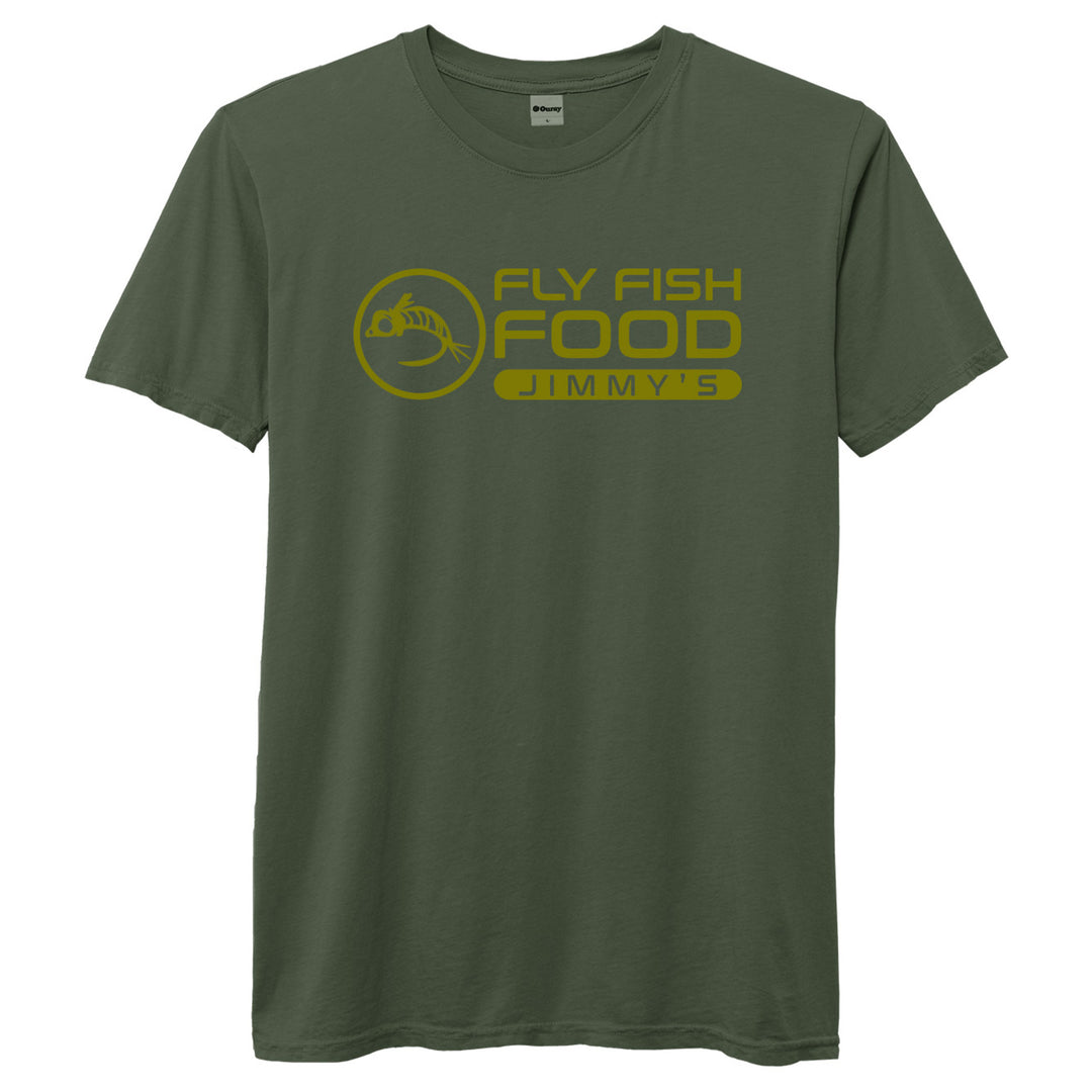 Fly Fish Food Jimmy's Logo Tee - Deep Olive