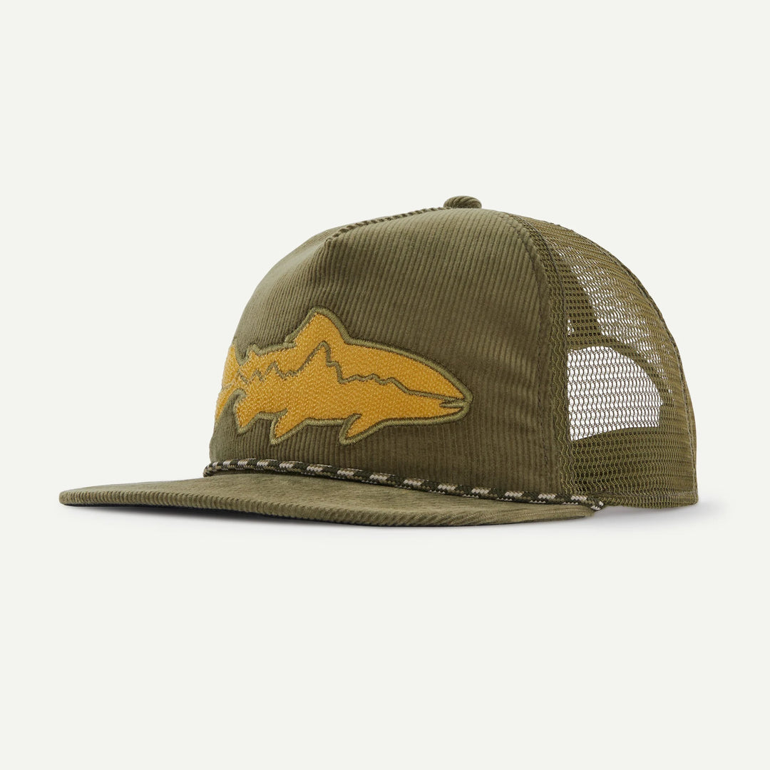 Patagonia Fly Catcher Hat - Fitz Roy Trout: Tent Green