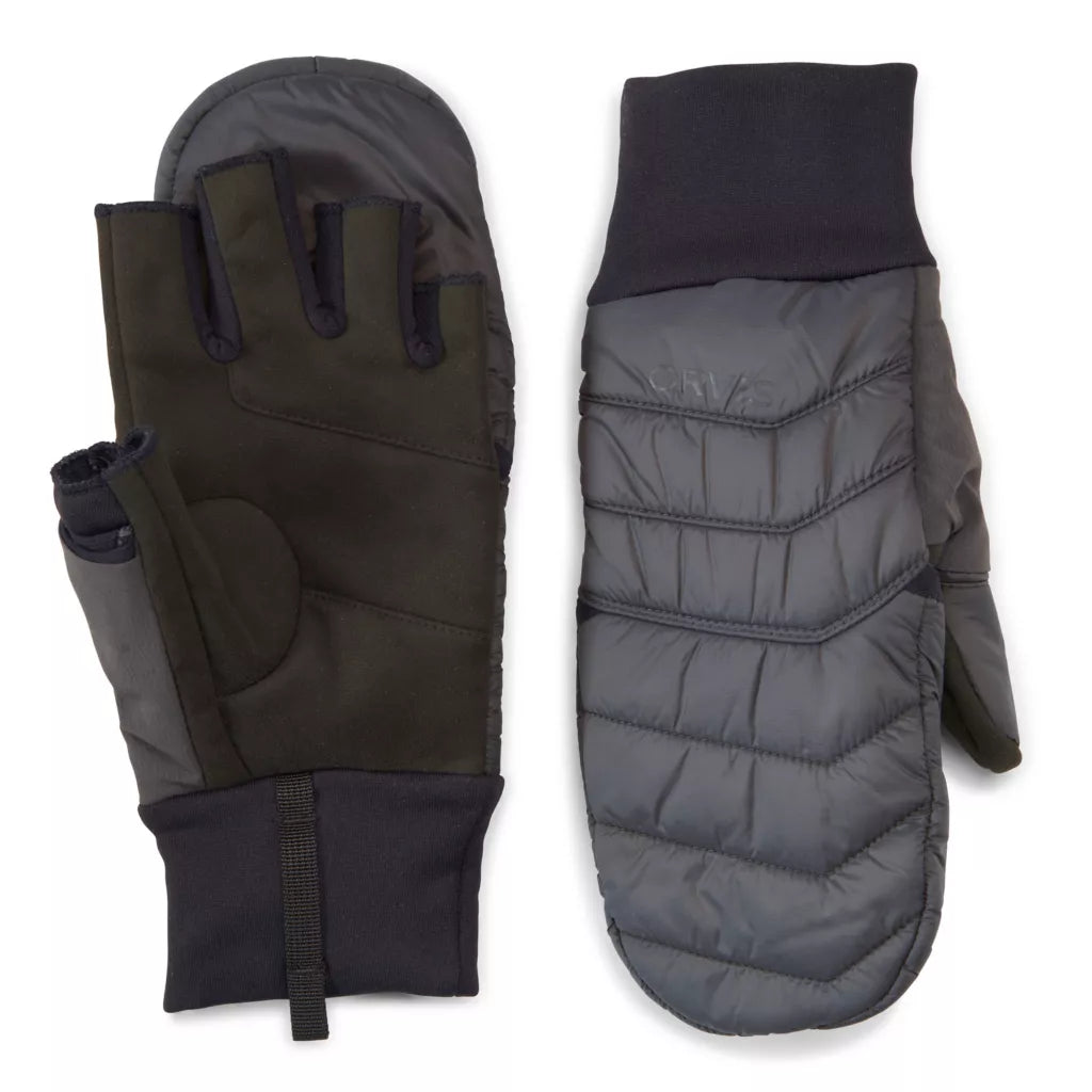 Orvis PRO Insulated Convertible Mitts - Asphalt