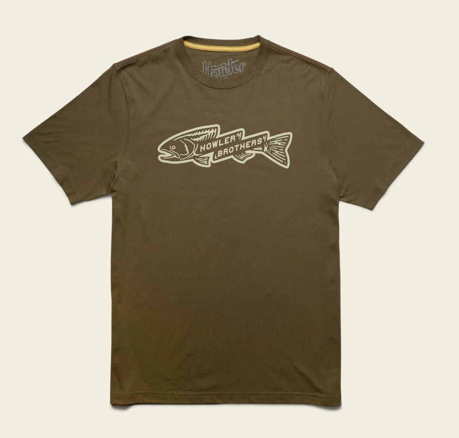 Howler Bros - Trout Bolt T-Shirt - Ivy Green