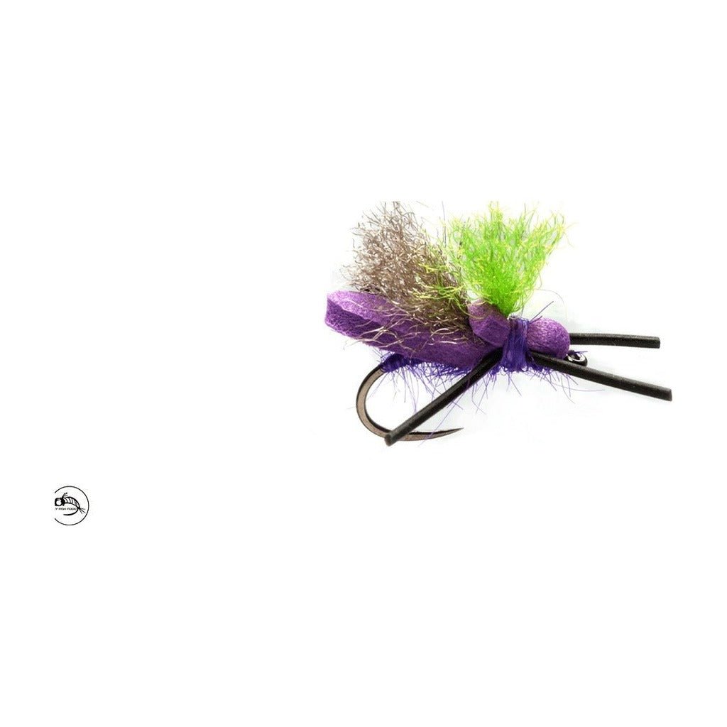 Mini Flopper Purple Barbless
