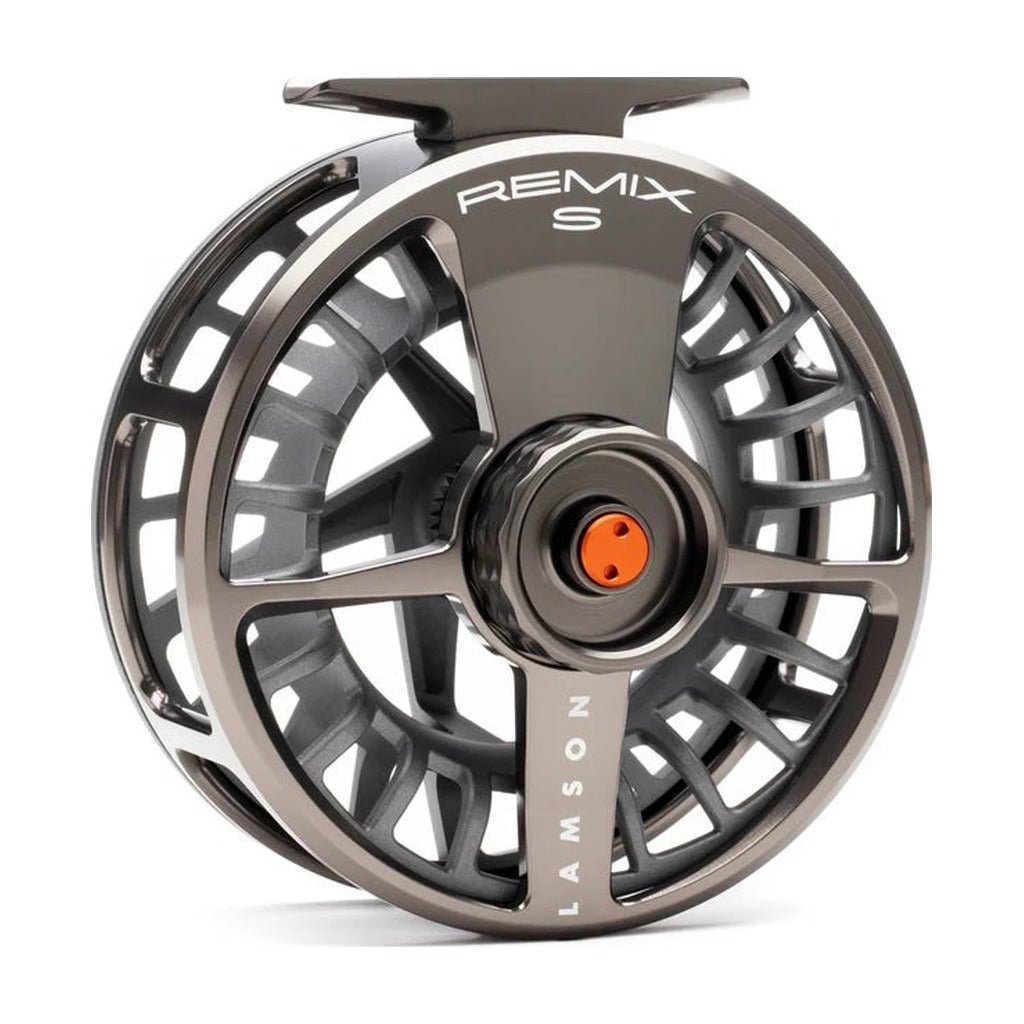 best price on lamson fly reels Remix S-Series HD Reel, Smoke / 9+ Color:Gold Hex Easy DIY Fishing Rod Baracuda easy to grip drag