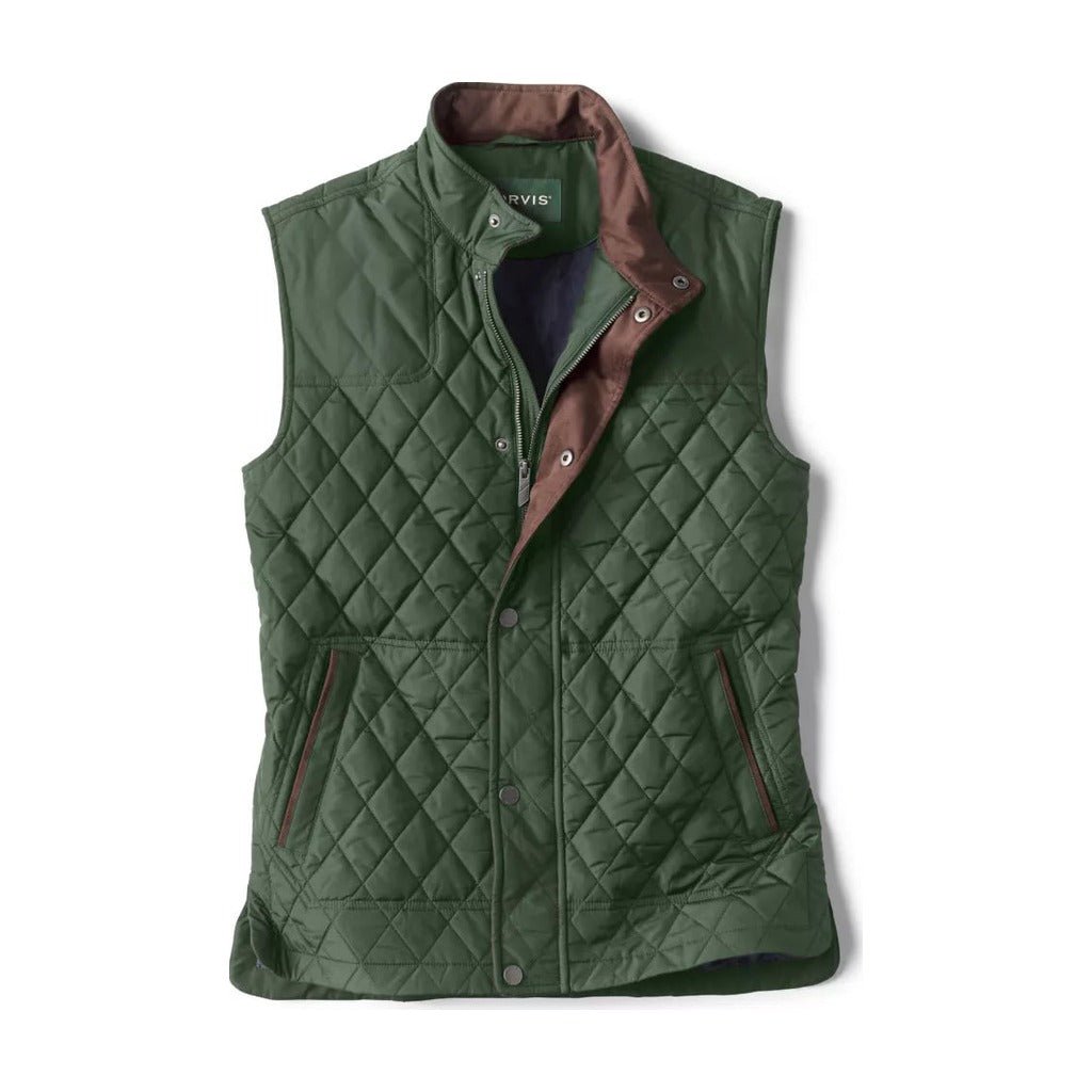 Orvis - RT7 Quilted Vest - Dark Pine – Fly Fish Food
