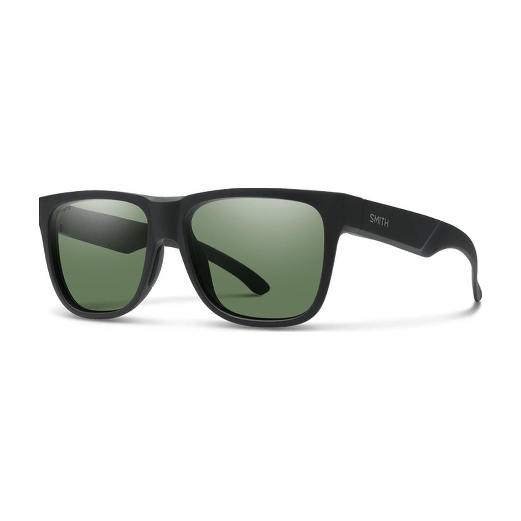 Smith Lowdown 2 - Matte Black + ChromaPop Polarized Gray Green