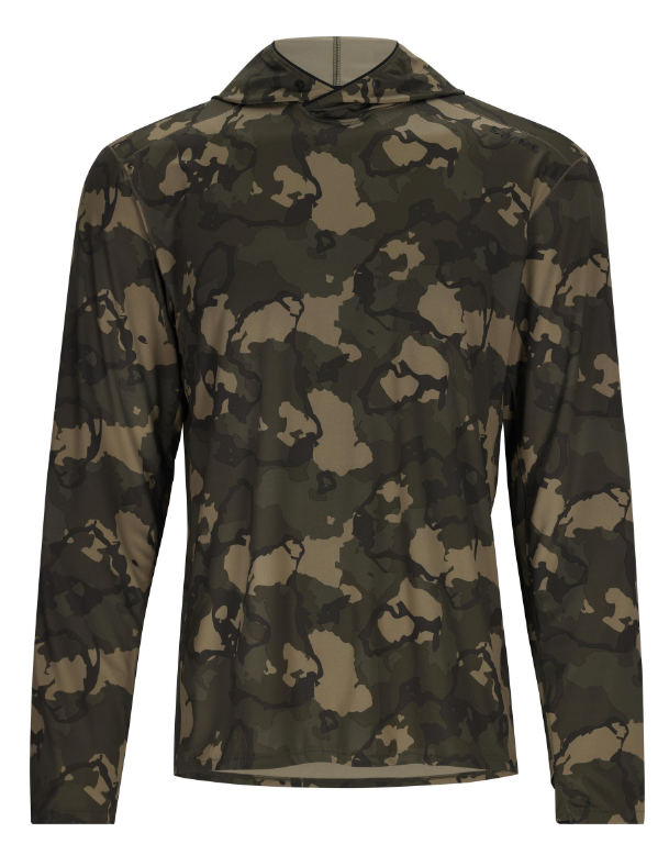 Simms M's Bugstopper SolarFlex Hoody - Regiment Camo Olive Drab