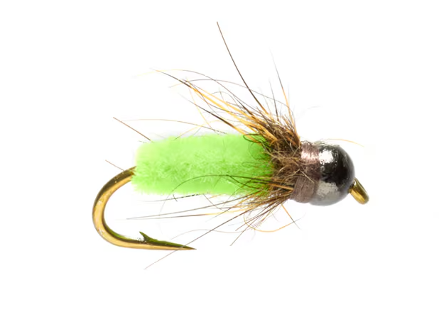 Boroff's Knuckle Breaker Caddis - Golden Chartreuse