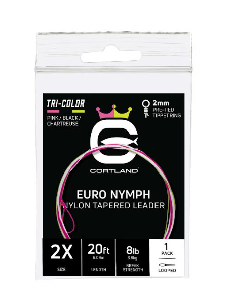Cortland Euro Nymph Leaders (2X)