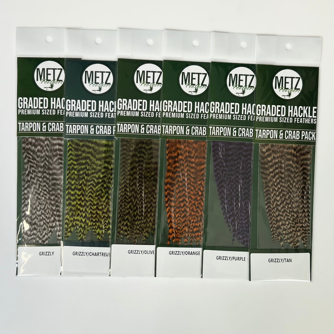Metz - Hackle Tarpon and Crab Pack