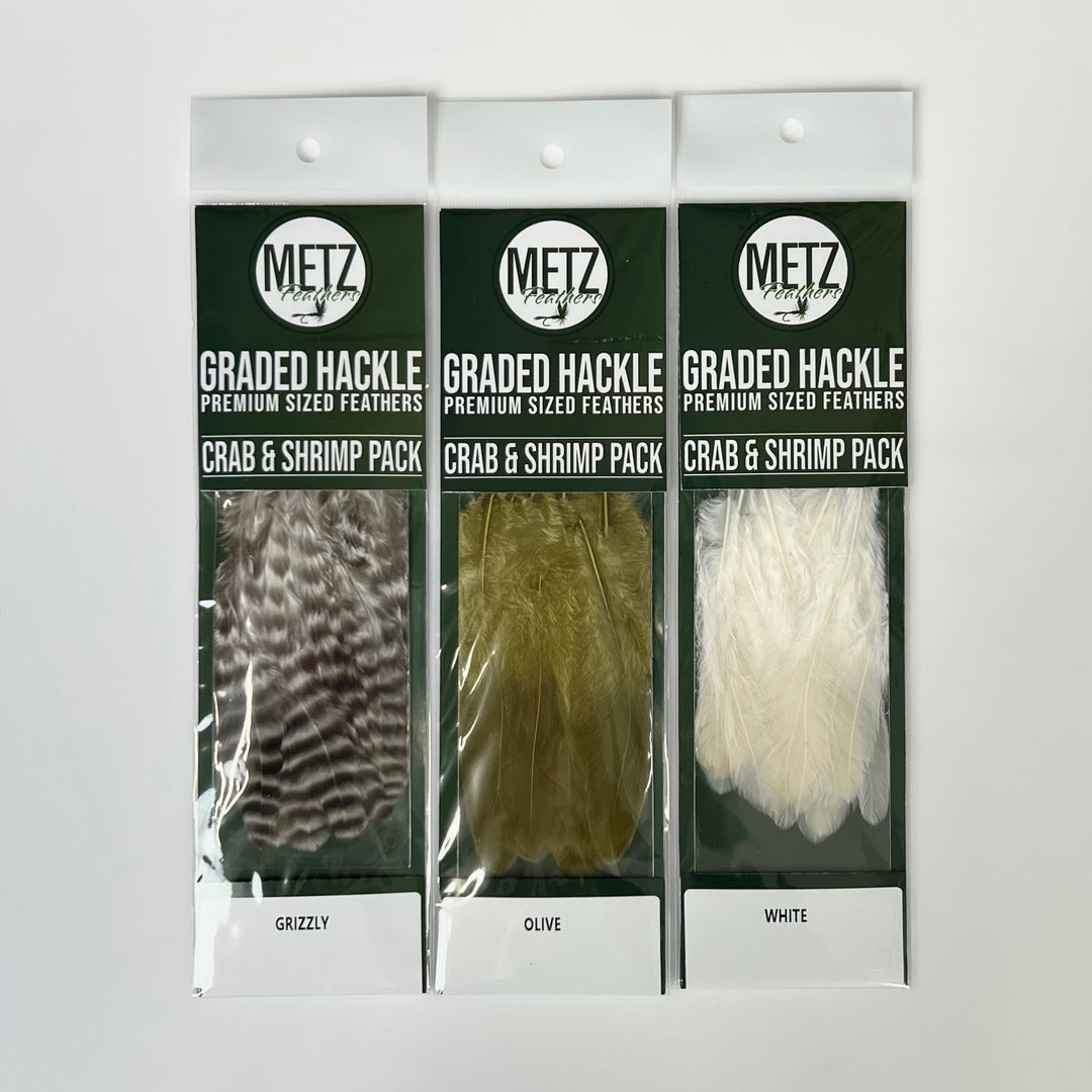 Metz - Hackle Crab and Shrimp Pack