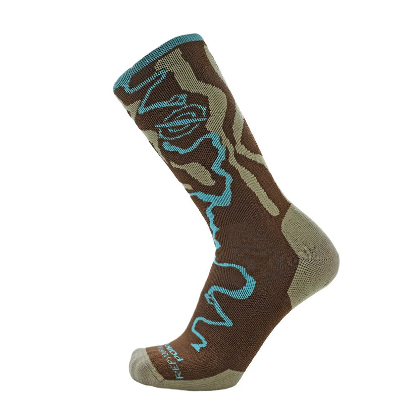 RepYourWater Trout Socks - River Topo