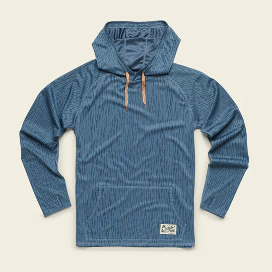 Howler Bros - Loggerhead Hoodie - Deluge Camo - Pacific Blue