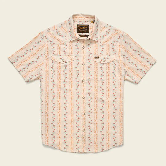 Howler Bros - H Bar B Snapshirt - Hibiscus Ribbons: Riverbed