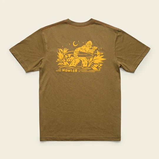 Howler Bros - Squatch Rider Pocket T-Shirt: Ivy Green – Fly Fish Food