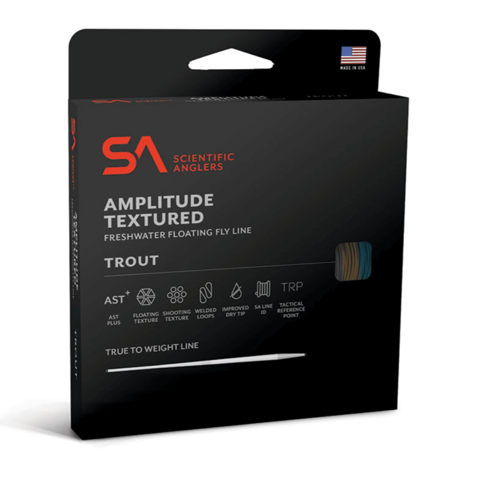 Scientific Anglers Amplitude Trout Fly Line - Moss/Mist Green