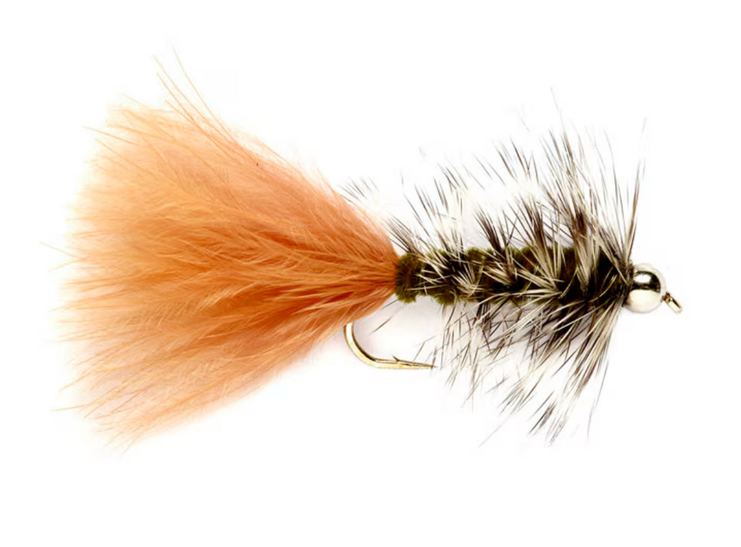 Woolly Bugger Olive - Beadhead