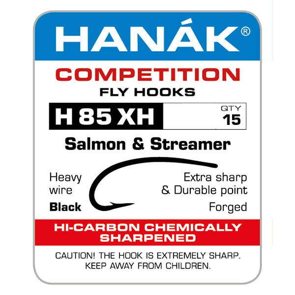 competition fly fishing hooks Hanak H 85 XH Salmon & Streamer 6 saltist4500.jpg In Hooks by Hanak # of Packs:3 - 48 Hooks Split Grip