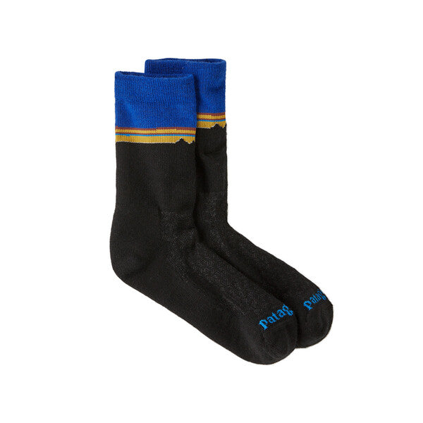 Patagonia - Merino Wool Blend Crew Socks - Classic Fitz Roy: Viking Blue