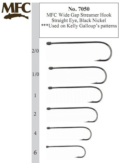 MFC 7050 Wide Gap Streamer Hook Fly Fish Food MFC 7050 Wide Gap Streamer Hook Fly Fish Food