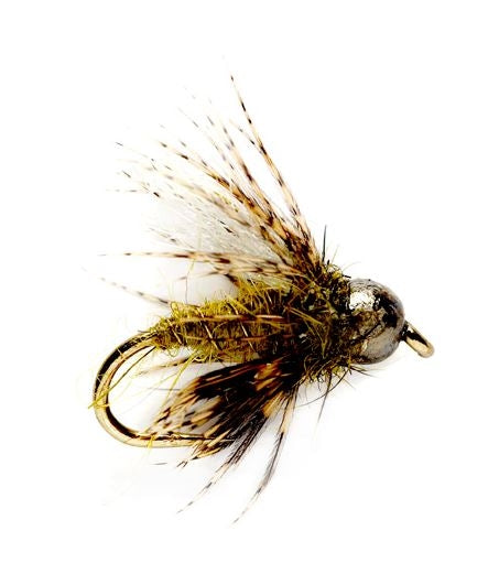 Soft Hackle Caddis Pupa - Tungsten Bead Head