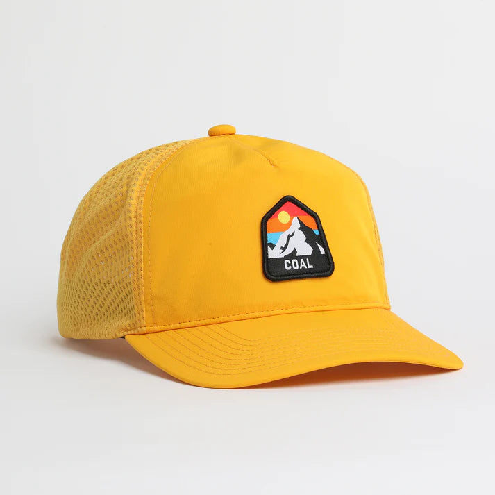 COAL - The Peak - Outdoor UPF 5-Panel Cap - Yellow