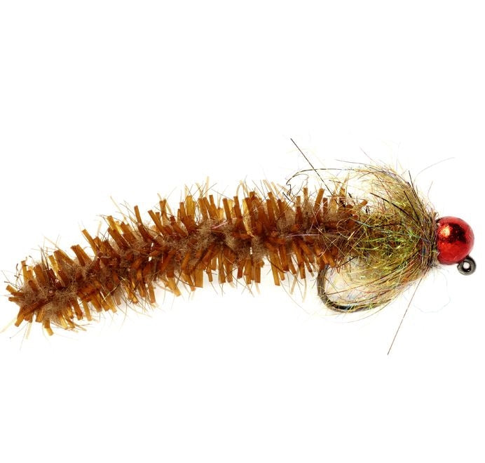 Roly's Poly Crane - Brown - Barbless
