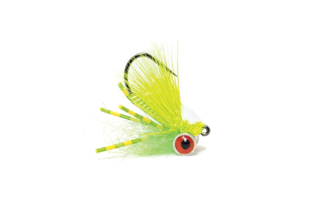 Bluegill Mini Slider White/Chartreuse