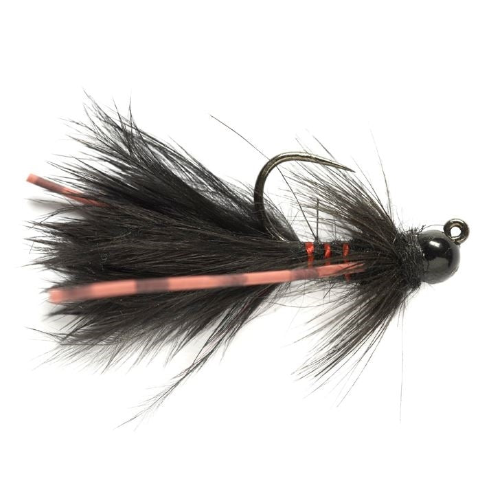 Tungsten Jig Bugger - Black - Barbless