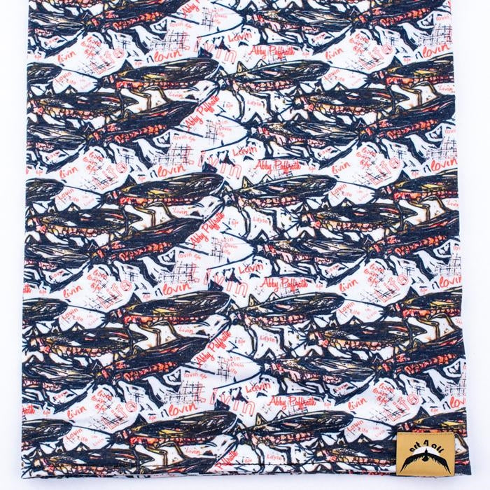 Art 4 All - Salmon Fly Face Mask