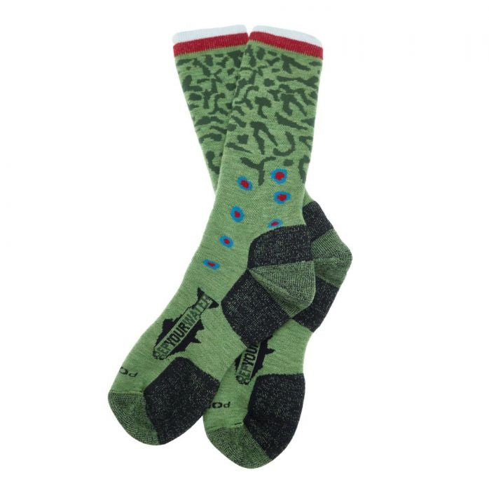 Rep Your Water - Trout Socks | Brook Trout Large