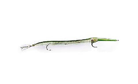 Dino's Bicuda - Chartreuse/White 2/0