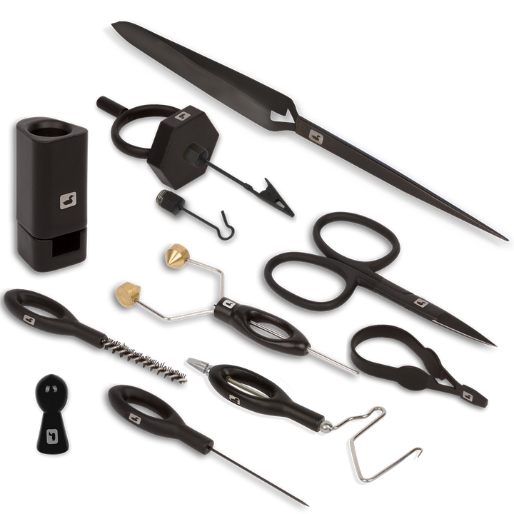 Loon Complete Fly Tying Tool Kit - Black