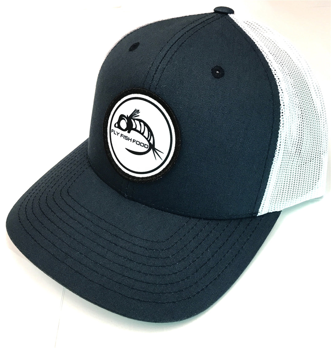 Fly Fish Food Logo Hat - Navy & White