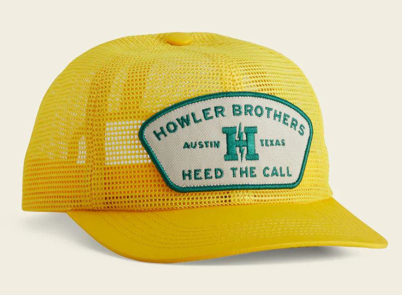 Howler Bros Unstructured Snapback Hat Feedstore Yellow Fly Fish Food