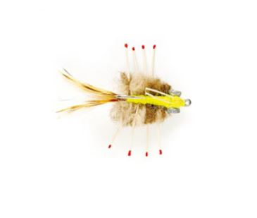 Merkin Crab Deep- Tan/Brown