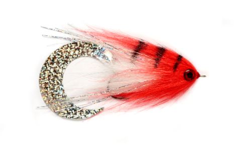 Paolo's Wiggle Tail - White & Red