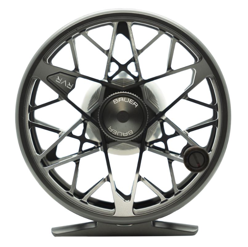 Bauer RVR 4/5 Fly Reel Charcoal/Silver