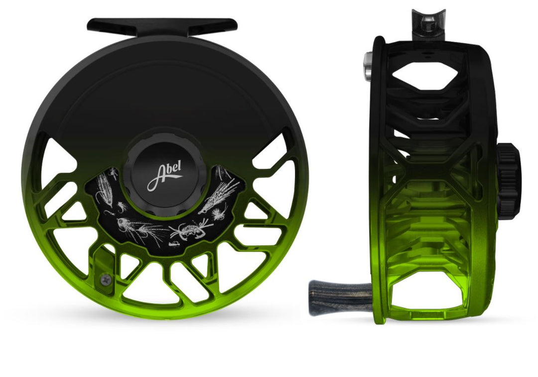 Abel Rove Reel - Black Fade Green