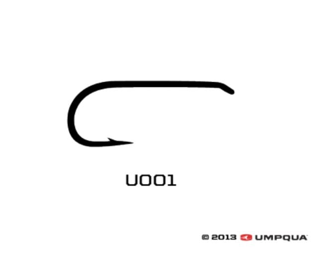 Umpqua U001 Dry Fly Hook - 50 pack
