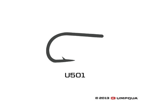 Umpqua U-Series U501 Fly Tying Hooks - 6